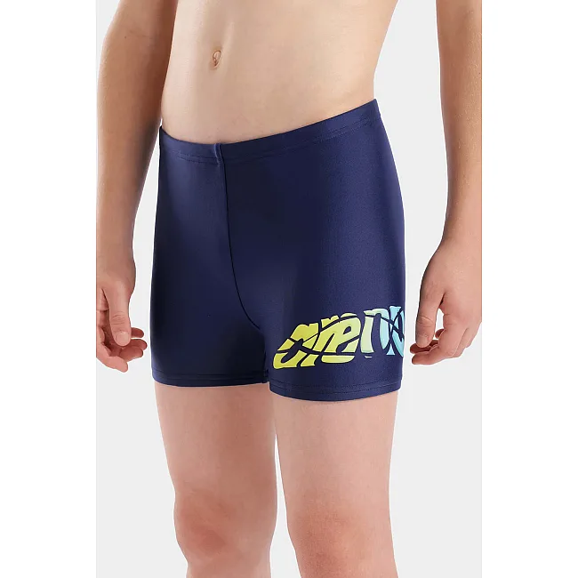 Плавки для мальчиков Arena LETTERING SWIM SHORT синий (для детей)