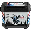 Центральный кофр задний для мотоцикла пластиковый Adventure JUHAO H-45-3 1шт 42x34x30см (Черный)