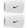 Напульсники NIKE SWOOSH CLASSIC DOUBLEWIDE WRISTBANDS 2PK білий One Size