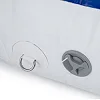 Надувной коврик гимнастический inSPORTline Airincline 200x200 см, бело-синий