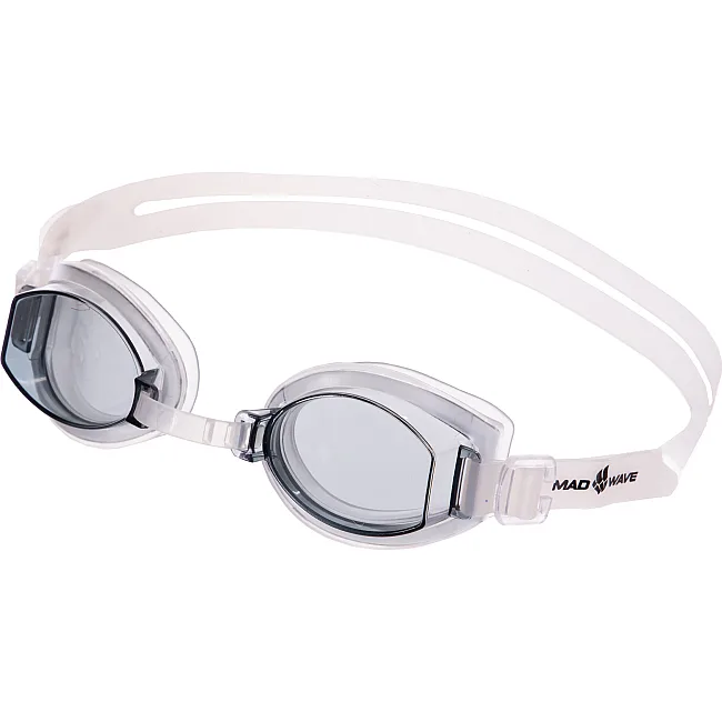 Окуляри для плавання дорослі MADWAVE SIMPLER M042409 (Сірий)
