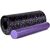 Массажный набор PowerPlay PP_4015 EPP Foam Roller Set 4in1 (2-я роллы + 2-я мячи) Черно-Фиолетовый