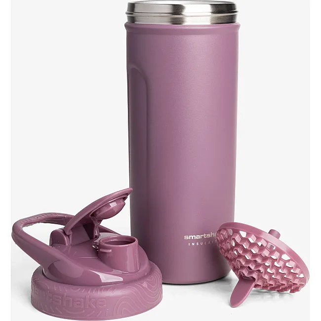 Шейкер спортивный SmartShake металлический Insulated Steel 750ml Plum