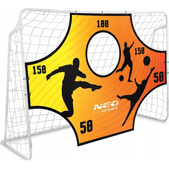 Мишень для футбольных ворот Neo-Sport NS-1477 180 х 120 см, оранжевая