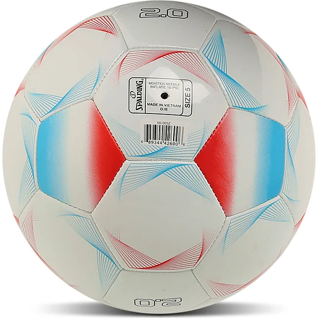 Футбольный мяч SPALDING 2.0 66003Z (Белый-голубой)