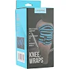 Коленные бинты для приседаний KNEE WRAPS LiveUp LP8724 2шт (Синий-черный)