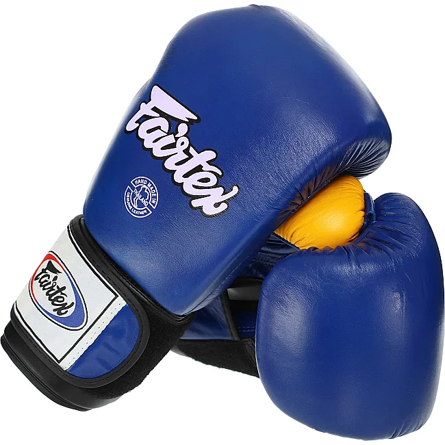 Рукавички для боксу


 шкіряні FAIRTEX
 FTX065 (Синьо-жовтий)