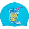 Шапочка для бассейна силиконовая для взрослых MADWAVE Chlorine M055453 (Голубой)