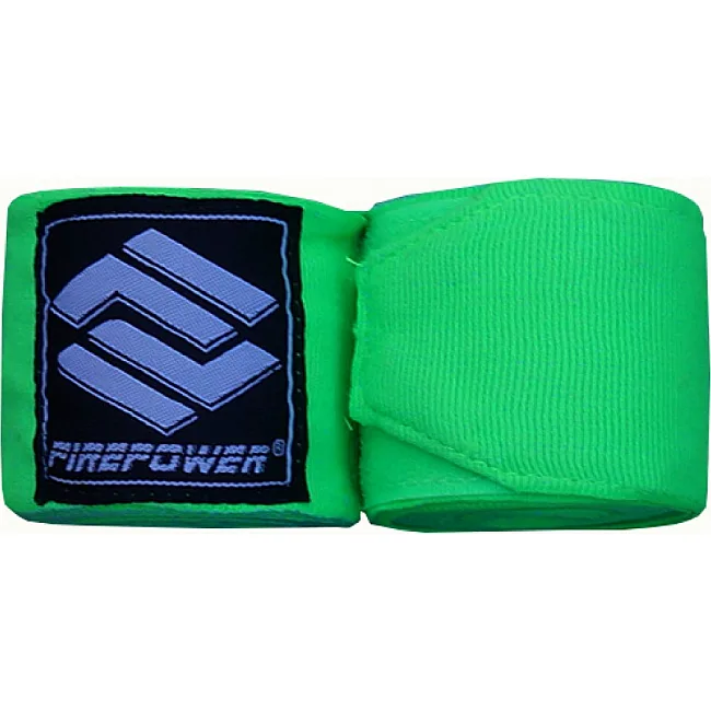 Бинты боксерские эластичные Firepower FPHW5 Салатовые