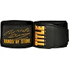 Бинти боксерські еластичні TITLE Boxing Roberto Duran 4,5м Чорні