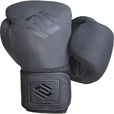 Боксерские перчатки FirePower FPBG2M Черные матовые