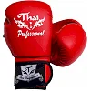 Боксерские перчатки Thai Professional BG3 Красные Боксерские перчатки Thai Professional BG3 Красные