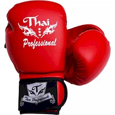 Боксерские перчатки Thai Professional BG3 Красные