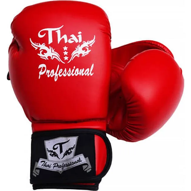 Боксерские перчатки Thai Professional BG3 Красные