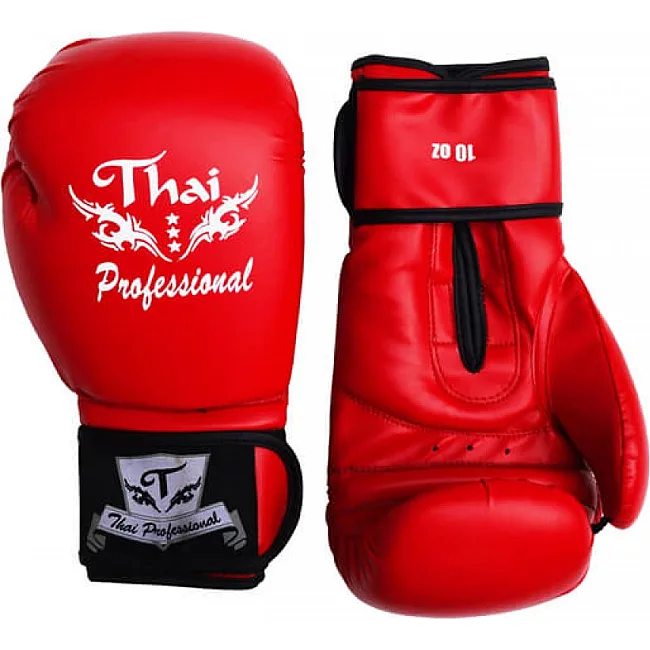 Боксерские перчатки Thai Professional BG3 Красные