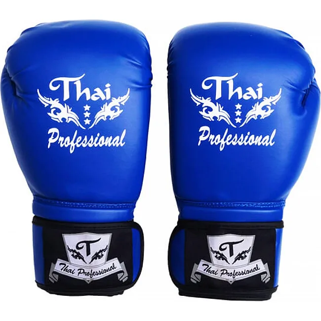 Боксерские перчатки Thai Professional BG3 Синие