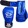 Боксерские перчатки Thai Professional BG3 Синие