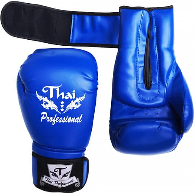 Боксерские перчатки Thai Professional BG3 Синие