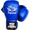 Боксерские перчатки Thai Professional BG3 Синие Боксерские перчатки Thai Professional BG3 Синие