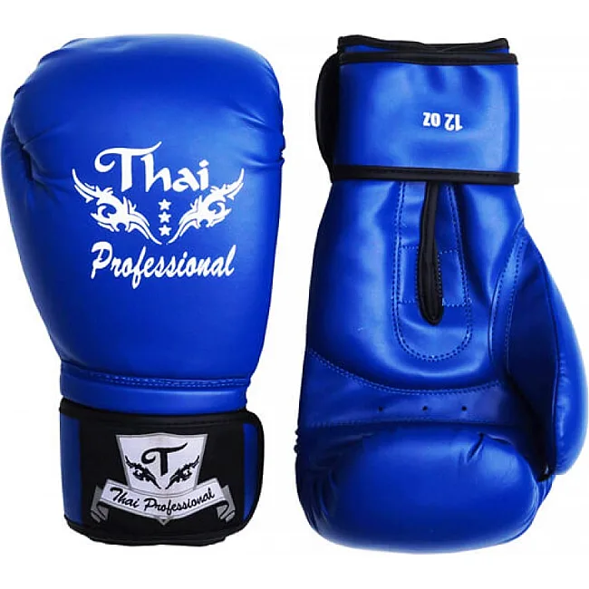 Боксерские перчатки Thai Professional BG3 Синие