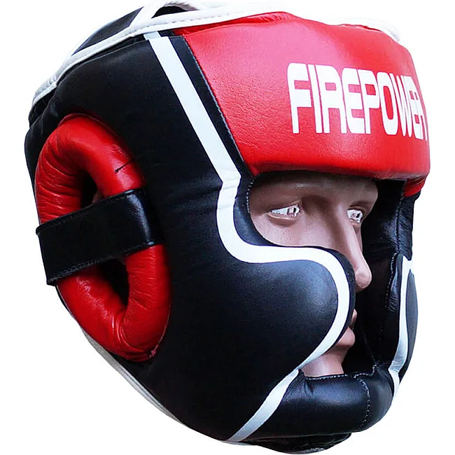 Боксерский шлем FirePower FPHG5 Красный