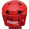 Боксерский шлем FirePower FPHGA2 Красный