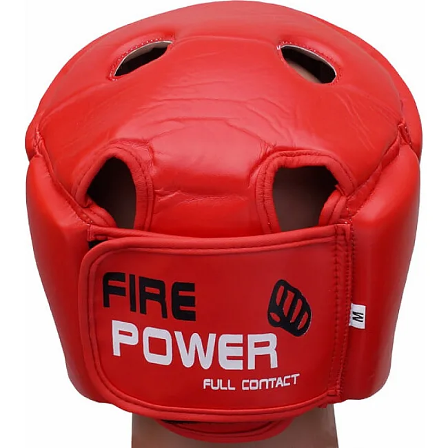 Боксерский шлем FirePower FPHGA2 Красный