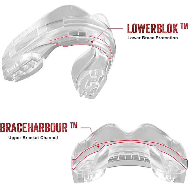 Капа под брекеты SAFEJAWZ Ortho Series Self-Fit Прозрачная