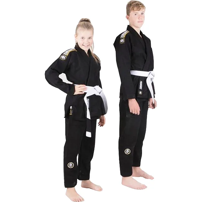 Кимоно детское для Бразильского Джиу-Джитсу Tatami Fightwear Kids Nova Absolute Черное