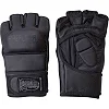 Перчатки MMA FirePower FPMG1 Черные матовые