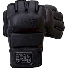 Перчатки MMA FirePower FPMG1 Черные матовые