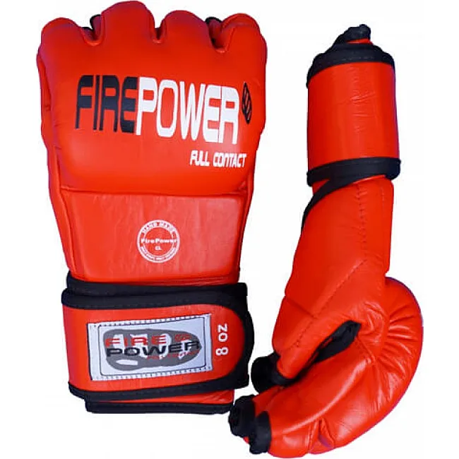 Перчатки MMA FirePower FPMG2 Красные