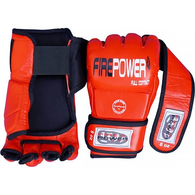 Перчатки MMA FirePower FPMG2 Красные