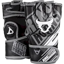 Рукавички MMA Ringhorns Nitro Чорні з білим
