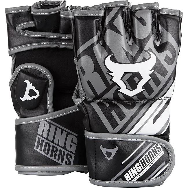Рукавички MMA Ringhorns Nitro Чорні з білим