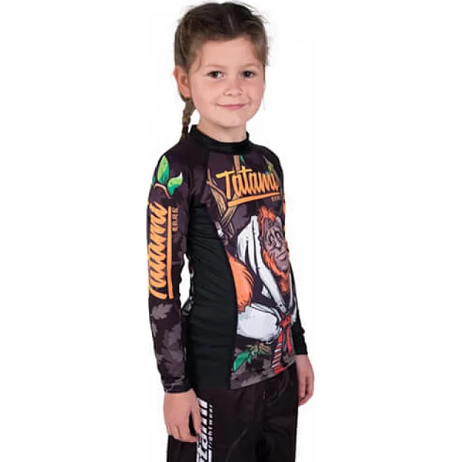 Рашгард детский Tatami Fightwear Hang Loose Orangutang (YM) Принт