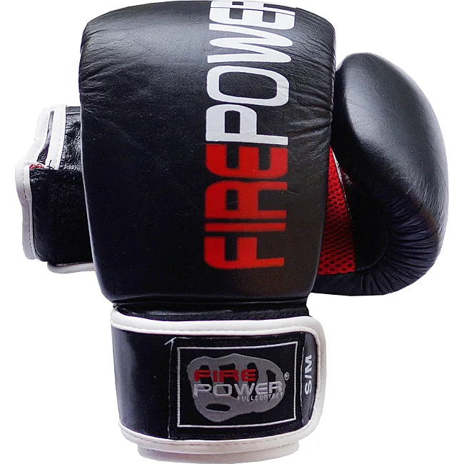 Снарядные перчатки FirePower FPTG2 Черные с красным